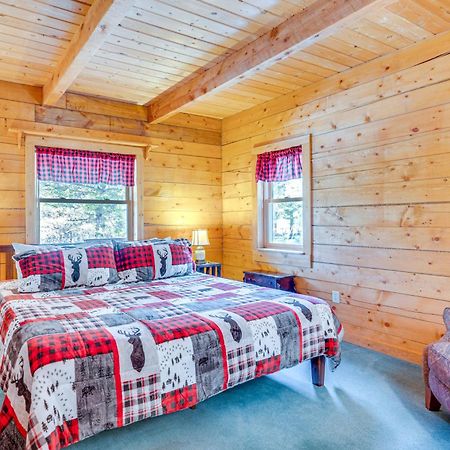 Secluded Black Hawk Log Cabin With Fire Pit! Exterior foto