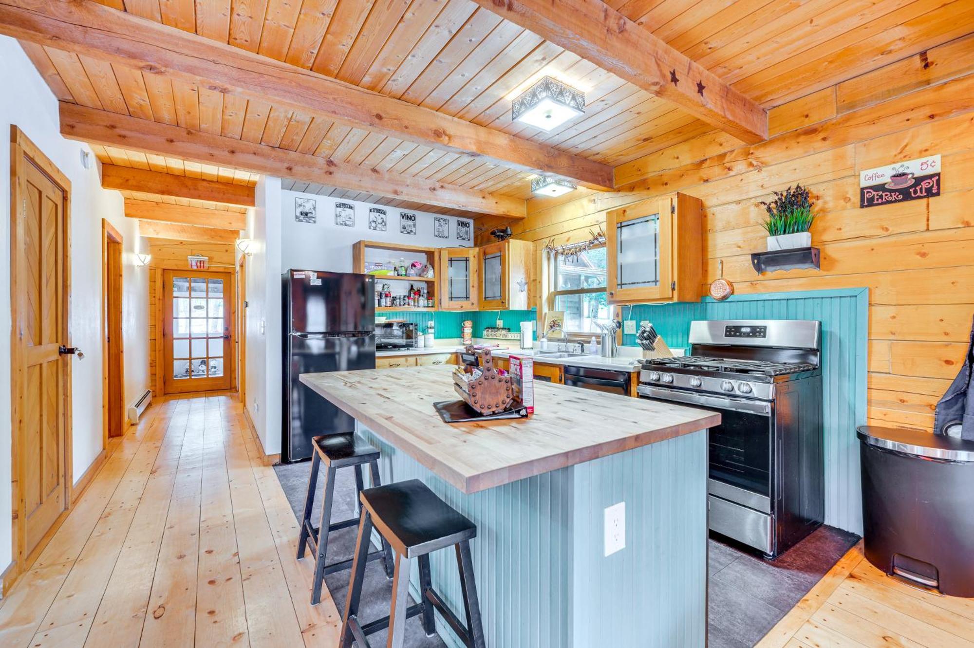 Secluded Black Hawk Log Cabin With Fire Pit! Exterior foto